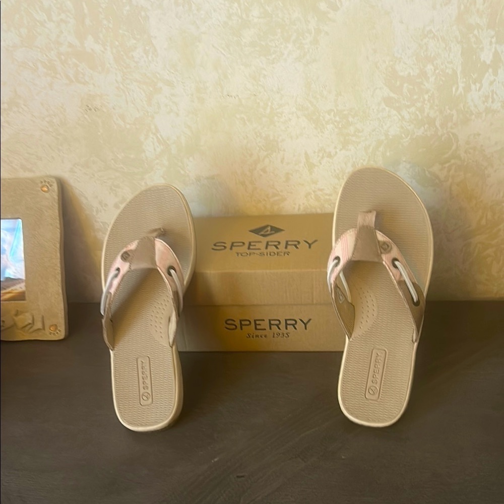 Sperry Seafish Tri Stripe Multi Sandle